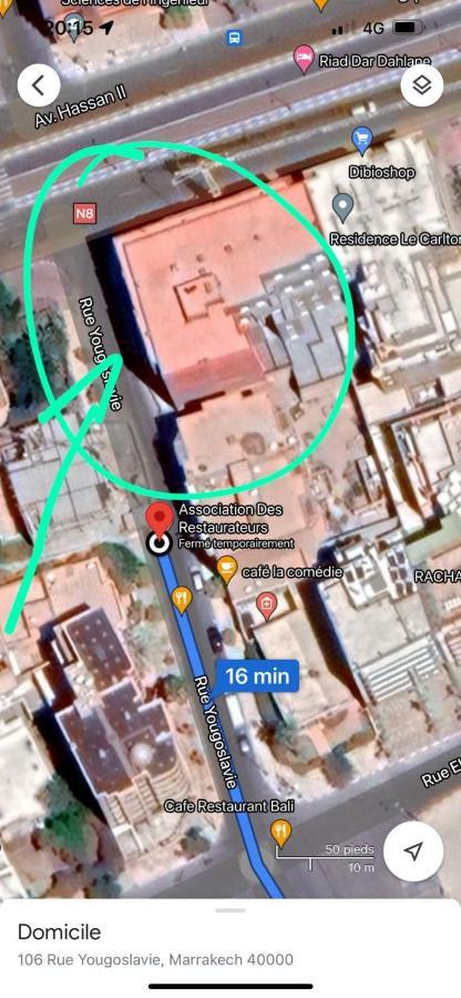Palace B Av Hassan II Marrakech 40000-Specious Unit#7 Marrakesh Exterior foto